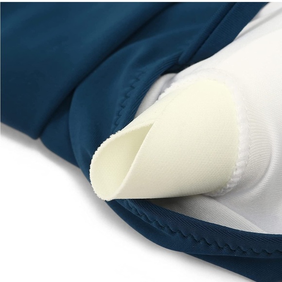 Women's Slimming One Piece Swimsuit Tummy Control Bathing Suit Ruffle Size XL - Picture 4 of 6